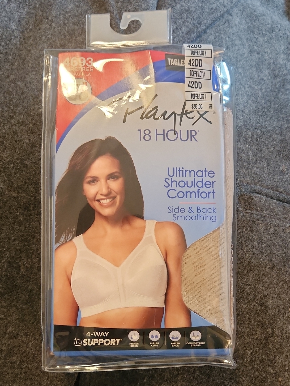 Playtex 18 Hour Ultimate Shoulder Comfort Bra in Toffee